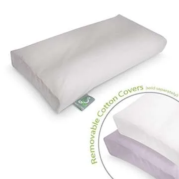 Sleep Yoga Leg Back Side Sleepers, Ergonomically Designed Down Alternative Pillow for Knee Support, Hypoallergenic & Washable, 26" x 13" x 3"/One Size, White