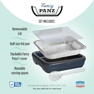 Fancy Panz Classic Aluminum Pan Carrier for Food