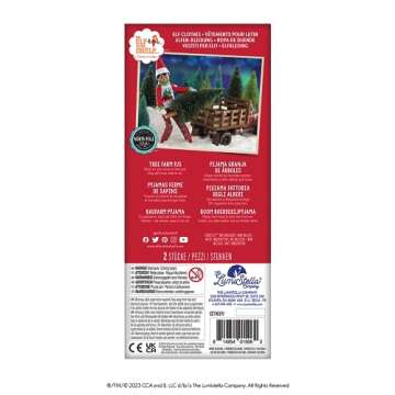 The Elf on the Shelf Claus Couture Tree Farm PJs - Cozy, Cuddly Pajamas for Your Scout Elf - Include...