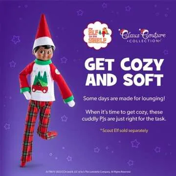 Cozy Claus Couture Tree Farm PJs for Elf on the Shelf