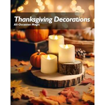 Homemory Remote Control Flameless LED Votive Candles