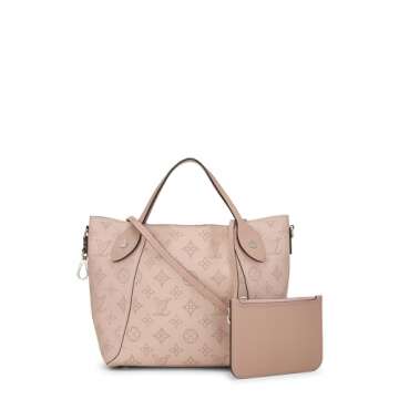 Louis Vuitton, Pre-Loved Pink Monogram Mahina Hina PM, Pink