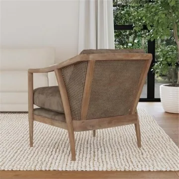 Kosas Home Cody Accent Chair in Taupe Brown for Stylish Comfort