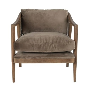 Kosas Home Cody Accent Chair in Taupe Brown for Stylish Comfort