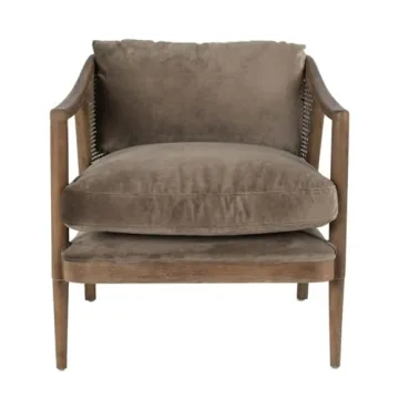 Kosas Home Cody Accent Chair in Taupe Brown for Stylish Comfort