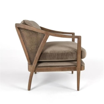 Kosas Home Cody Accent Chair in Taupe Brown for Stylish Comfort