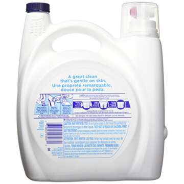 Tide Free & Gentle HE Liquid Laundry Detergent, Unscented, 4.43 L (96 Loads)