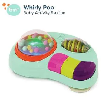 B. baby Activity Station Sensory Toy with Music & Lights