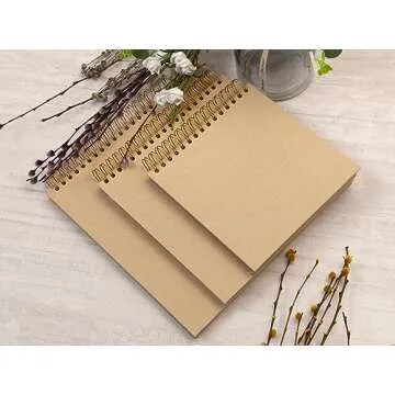 Potricher DIY 10x10 Scrapbook Photo Album for Memories