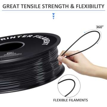 Geeetech 95A TPU Filament 1.75mm for High-Quality 3D Printing