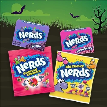 Nerds Halloween Candy Mix 90ct Bag for Trick or Treating
