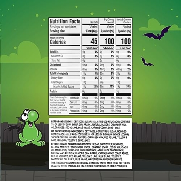 Nerds Halloween Candy Mix 90ct Bag for Trick or Treating