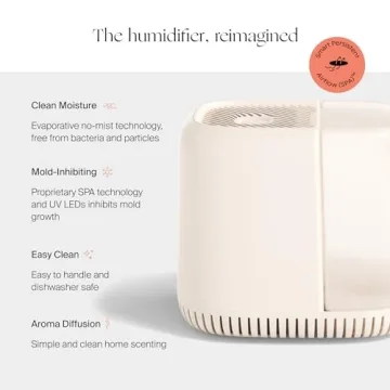 Canopy Bedside Humidifier with Aroma Diffuser, 36HR Runtime