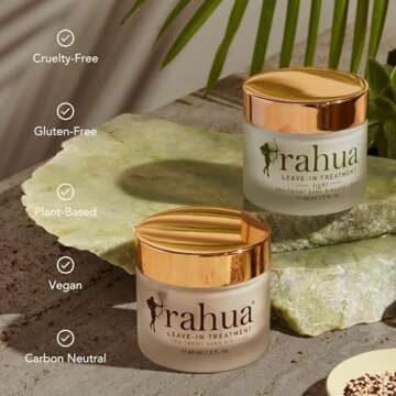Rahua Leave In Hair Treatment, 2 Fl Oz, Anti Frizz Heat Protectant, Natural Hair Moisturizer for Hair Care, Softens Hair, Fine Hair Types, Nourishing Natural, Plant-Based Derived Ingredients
