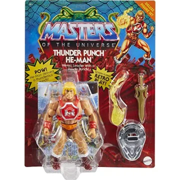 Masters of the Universe He-Man Deluxe Thunder Punch Action Figure
