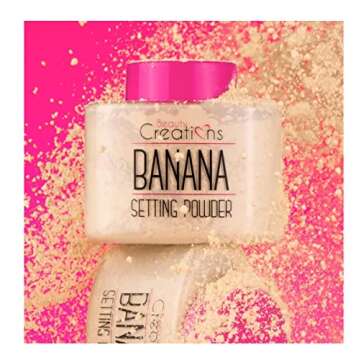 DEALPLUSDEAL Beauty Creations Banana Setting Loose Powder Minimizes Pores and Fine Lines Matte Finish Long Lasting Natural Face Makeup