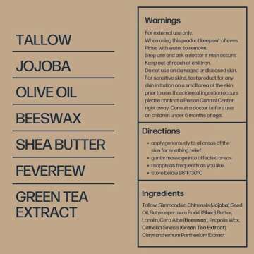 Sky and Sol Everything Cream | 100% Grass Fed Beef Tallow Moisturizer for Face and Body | Day & Nigh...