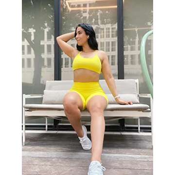 Aoxjox Women's Workout Sports Bras Fitness Backless Padded Ivy Low Impact Bra Yoga Crop Tank Top (Vi...