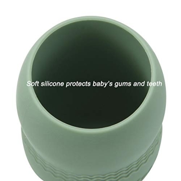 PandaEar Silicone Training Cups for Toddlers - Safe & Durable