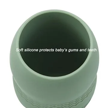 PandaEar Silicone Training Cups for Toddlers - Safe & Durable