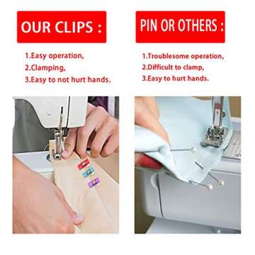 150 PCS Multipurpose Sewing Clips for Crafting and Quilting