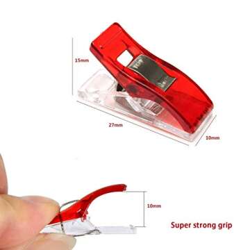 150 PCS Multipurpose Sewing Clips for Crafting and Quilting