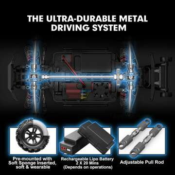 HYPER GO H16BM Brushless RC Car - 42mph Speed