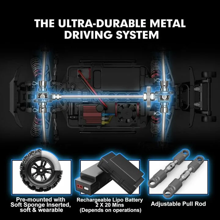 HYPER GO H16BM Brushless RC Car - 42mph Speed