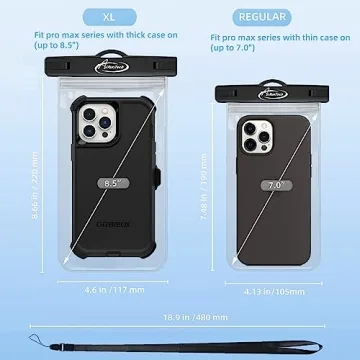 AiRunTech Waterproof Phone Pouch for Beach Activities