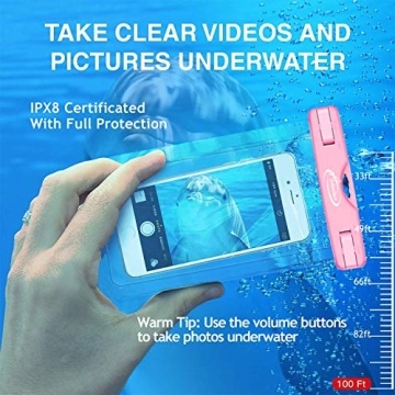 AiRunTech Waterproof Phone Pouch for Beach Activities