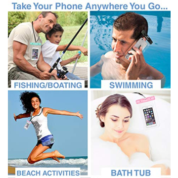 AiRunTech Waterproof Phone Pouch for Beach Activities
