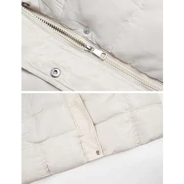 Gihuo Women's Long Puffer Vest - Stylish Winter Jacket