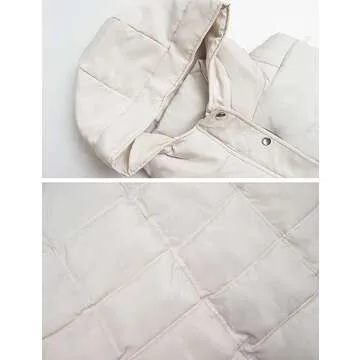 Gihuo Women's Long Puffer Vest - Stylish Winter Jacket