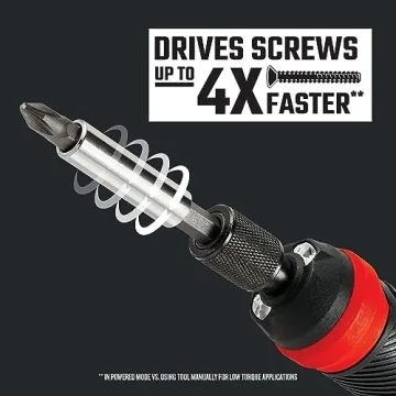 4V Electric Screwdriver with LED Light for Fast Tasks