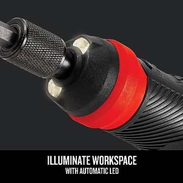 4V Electric Screwdriver with LED Light for Fast Tasks