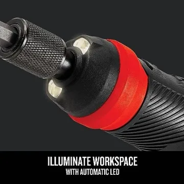 4V Electric Screwdriver with LED Light for Fast Tasks