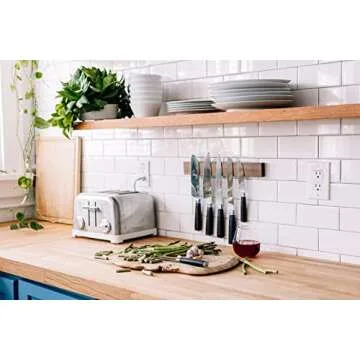 Yatoshi 7 Knife Set - Pro Kitchen Knife Set Ultra Sharp High Carbon Stainless Steel with Ergonomic Handle