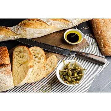 Yatoshi 7 Knife Set - Pro Kitchen Knife Set Ultra Sharp High Carbon Stainless Steel with Ergonomic Handle