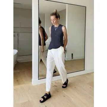 Famulily Summer Knit Sleeveless Top Women's Crochet Design