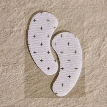 + Lux Unfiltered The Eye Mask, Anti-Slip Caffiene Infused Cooling Under Eye Patches, Reduce Puffy Eyes, Brighten and Hydrate Skin, 10 Count, Made in Korea