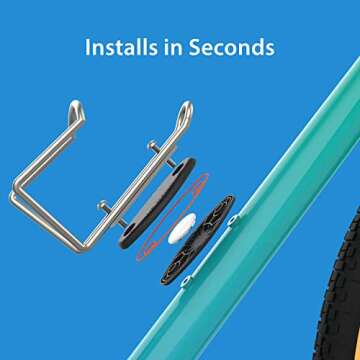 Elevation Lab TagVault™ AirTag Bike Security Mount - The Waterproof AirTag Bike Holder | Hidden Un...