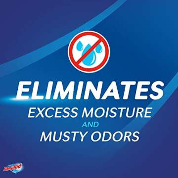 DampRid Refillable Moisture Absorber, 11 oz., 6-Pack – Fresh Scent Moisture Absorbers, 10% More Absorbing Power*, Eliminates Musty Odors for Fresher, Cleaner Air