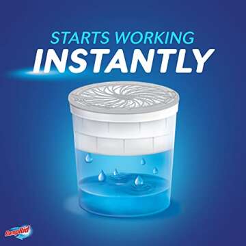 DampRid Refillable Moisture Absorber, 11 oz., 6-Pack – Fresh Scent Moisture Absorbers, 10% More Absorbing Power*, Eliminates Musty Odors for Fresher, Cleaner Air