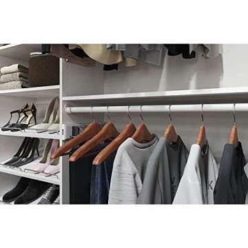 Easy Track PH45-WH Closet Organizer for Stylish Storage