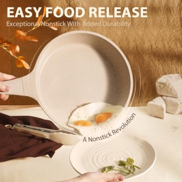 CAROTE Non Stick Pots and Pans Set 16Pcs Cookware Set