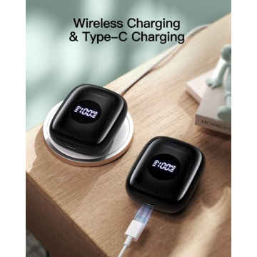 CAPOXO Wireless Earbuds with 78H Playtime & IPX7