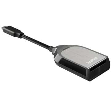 SanDisk Extreme PRO USB-C SD Card Reader for Fast Transfers