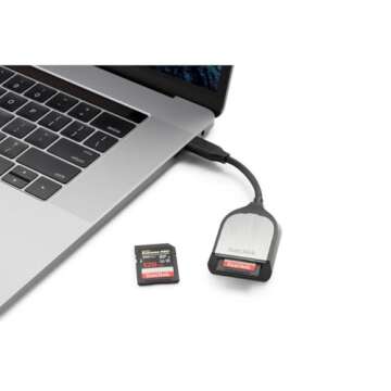 SanDisk Extreme PRO USB-C SD Card Reader for Fast Transfers