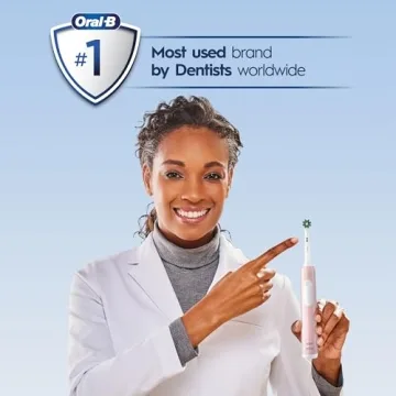 Oral-B Pro 1000 Pink Electric Toothbrush Superior Plaque Removal