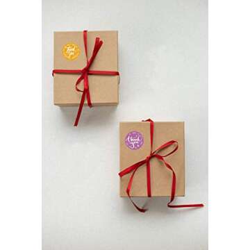 PMCDS2G Thank You Stickers Roll for Gift Décor
